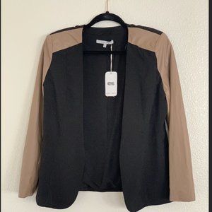 Black and Camel blazer